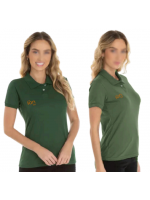 Camisa Polo Baby Look Malha Fria