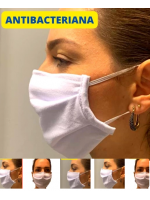 KIT 10 Máscaras Reutilizável Tripla Camada com Clipe Nasal